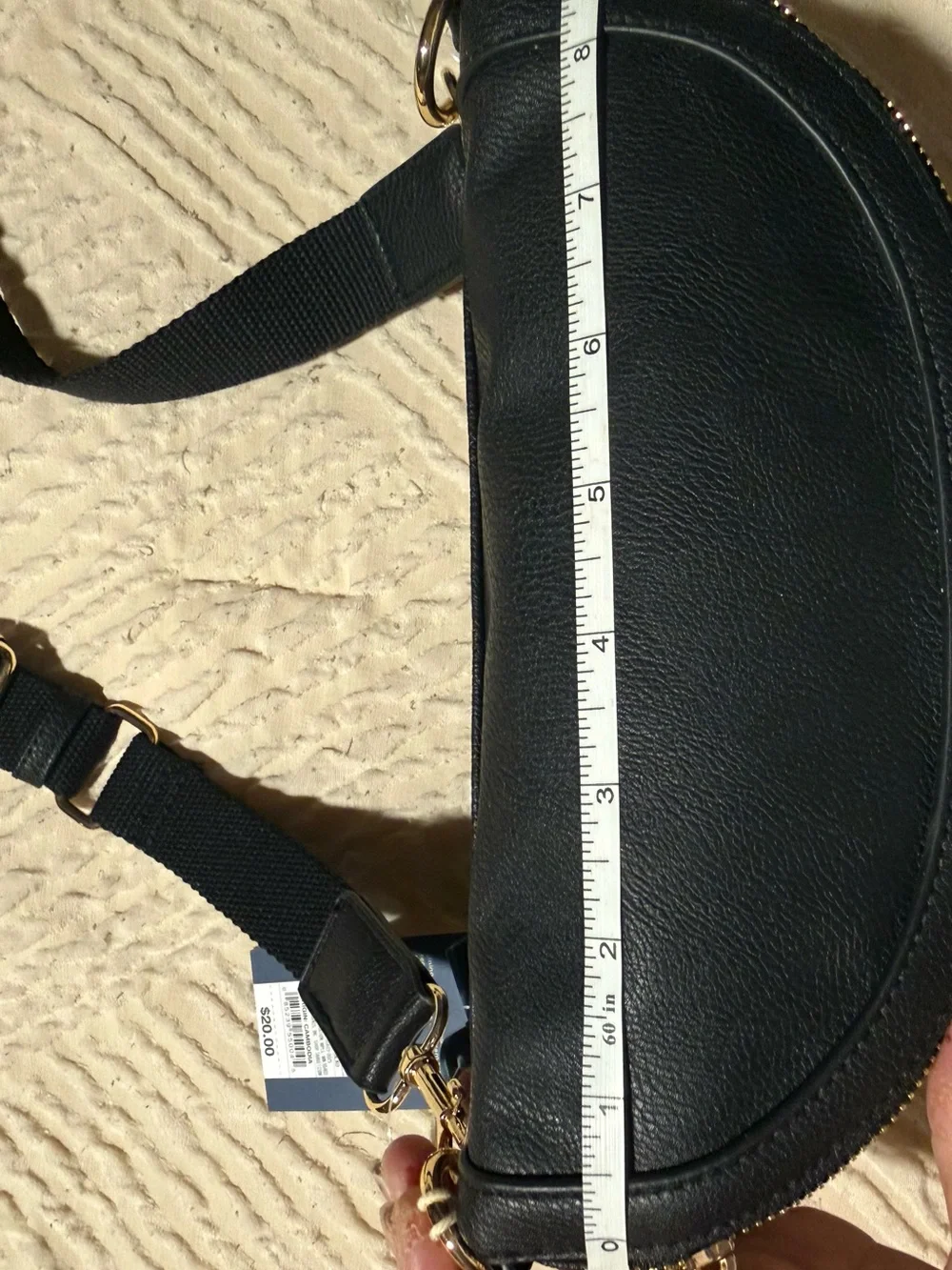 Target Black and Natural Woven Crossbody Bag - Picture 5 of 5